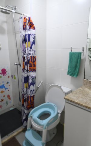 Apartamento à venda com 56m², 2 quartos e 1 vagaBanheiro Social