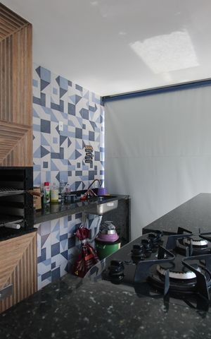 Casa de condomínio à venda com 170m², 2 quartos e sem vagaQuintal - Churrasqueira