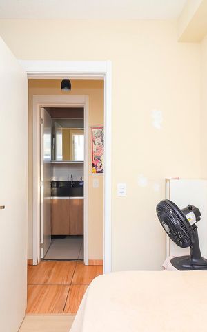 Apartamento à venda com 43m², 2 quartos e 1 vagaQuarto 2