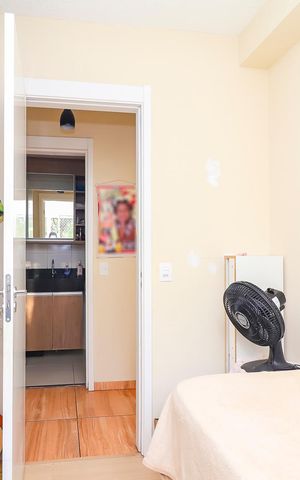 Apartamento à venda com 43m², 2 quartos e 1 vagaQuarto 2
