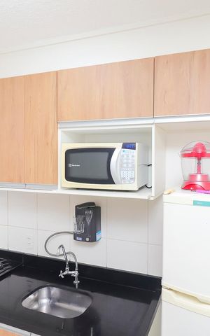 Apartamento à venda com 43m², 2 quartos e 1 vagaCozinha - Armários