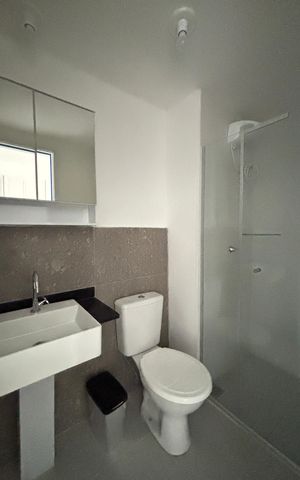 Studio à venda com 26m², 1 quarto e sem vaga Studio à venda com 26m², 1 quarto e sem vagaBanheiro