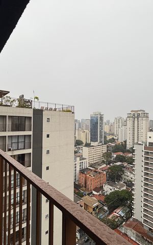 Studio à venda com 26m², 1 quarto e sem vaga Studio à venda com 26m², 1 quarto e sem vagaVaranda