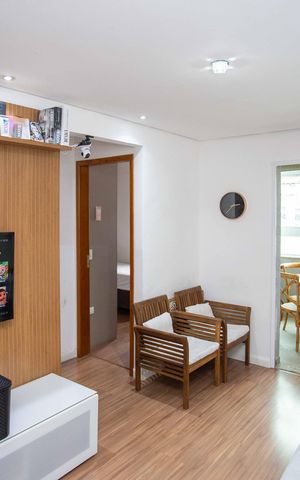 Apartamento à venda com 52m², 2 quartos e 1 vagaSala