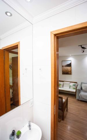 Apartamento à venda com 52m², 2 quartos e 1 vagaBanheiro Social