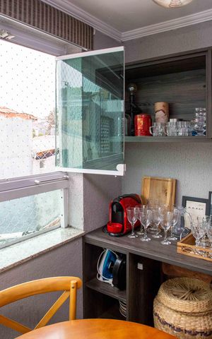 Apartamento à venda com 52m², 2 quartos e 1 vagaVaranda gourmet
