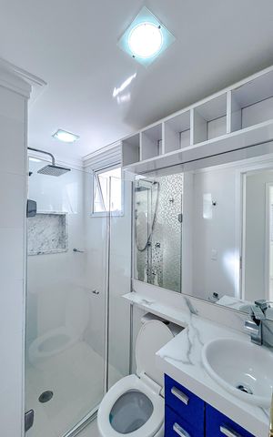 Apartamento à venda com 60m², 2 quartos e 2 vagasBanheiro