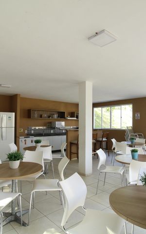 Apartamento à venda com 45m², 2 quartos e 1 vagaÁrea comum - Salão de festas