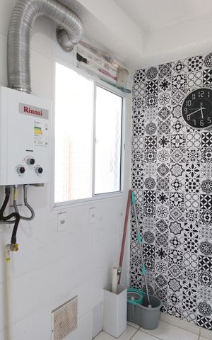 Apartamento à venda com 45m², 2 quartos e 1 vagaÁrea de serviço