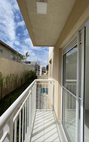 Apartamento à venda com 32m², 2 quartos e sem vagaSacada
