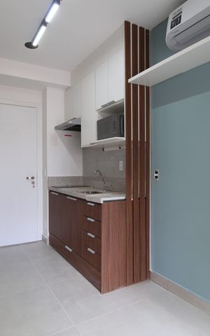 Studio à venda com 25m², 1 quarto e sem vagaSala/Cozinha
