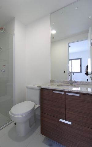 Studio à venda com 25m², 1 quarto e sem vagaBanheiro da Suíte