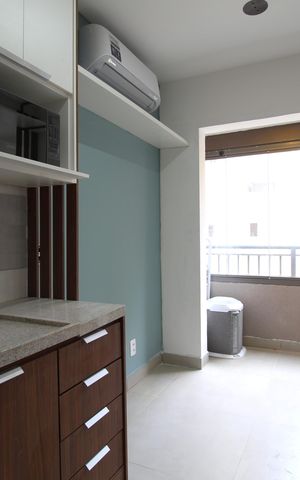Studio à venda com 25m², 1 quarto e sem vagaSala/Cozinha