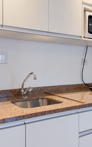 Studio à venda com 33m², 1 quarto e 1 vaga Studio à venda com 33m², 1 quarto e 1 vagaCozinha