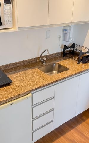 Studio à venda com 33m², 1 quarto e 1 vaga Studio à venda com 33m², 1 quarto e 1 vagaCozinha