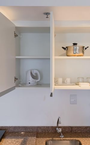 Studio à venda com 33m², 1 quarto e 1 vaga Studio à venda com 33m², 1 quarto e 1 vagaCozinha