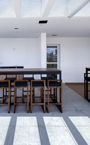 Studio à venda com 34m², 1 quarto e 1 vaga Studio à venda com 34m², 1 quarto e 1 vagaÁrea comum - Churrasqueira