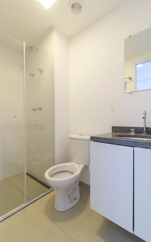 Apartamento à venda com 25m², 1 quarto e sem vaga Apartamento à venda com 25m², 1 quarto e sem vagaBanheiro