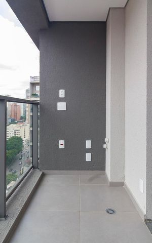 Apartamento à venda com 25m², 1 quarto e sem vaga Apartamento à venda com 25m², 1 quarto e sem vagaStudio - Varanda