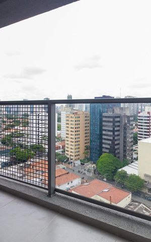 Apartamento à venda com 25m², 1 quarto e sem vaga Apartamento à venda com 25m², 1 quarto e sem vagaStudio - Varanda