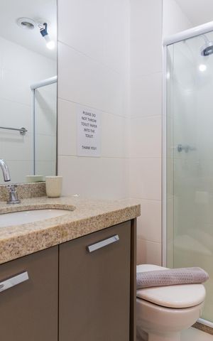 Studio à venda com 31m², 1 quarto e sem vagaBanherio