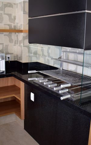 Apartamento para alugar com 110m², 2 quartos e 2 vagasÁrea comum - Churrasqueira
