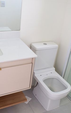Apartamento para alugar com 110m², 2 quartos e 2 vagasBanheiro da Suíte 1