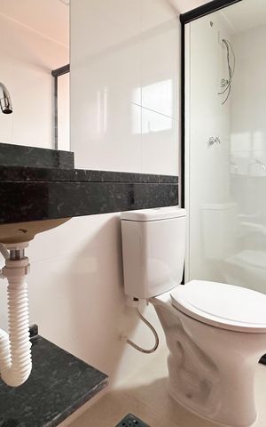 Apartamento para alugar com 39m², 1 quarto e sem vaga Apartamento para alugar com 39m², 1 quarto e sem vagaBanheiro Social