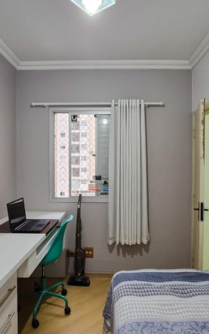 Apartamento à venda com 76m², 3 quartos e 1 vaga Apartamento à venda com 76m², 3 quartos e 1 vagaQuarto 2