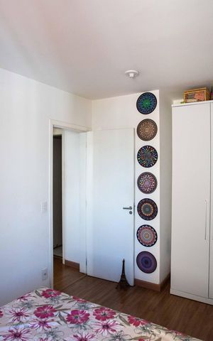 Apartamento à venda com 66m², 2 quartos e 1 vagaQuarto Suíte