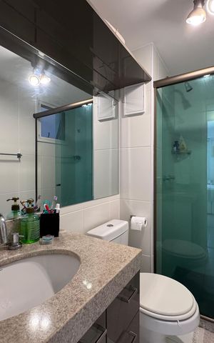 Apartamento à venda com 139m², 3 quartos e 2 vagas Apartamento à venda com 139m², 3 quartos e 2 vagasBanheiro Social