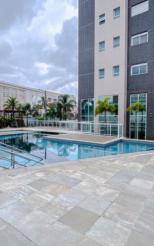 Apartamento à venda com 55m², 1 quarto e 2 vagasÁrea comum - Piscina