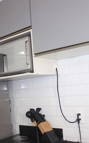 Apartamento à venda com 43m², 2 quartos e 1 vagaCozinha com lavanderia
