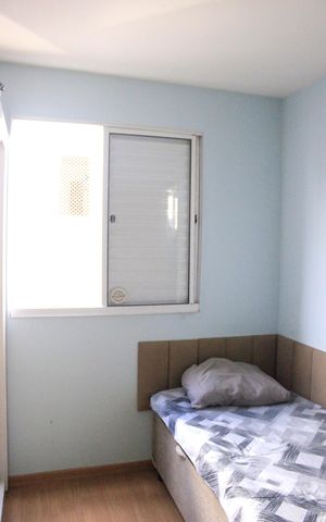 Apartamento à venda com 43m², 2 quartos e 1 vagaQuarto 2