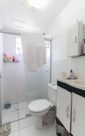 Apartamento à venda com 40m², 2 quartos e 1 vaga Apartamento à venda com 40m², 2 quartos e 1 vagaBanheiro