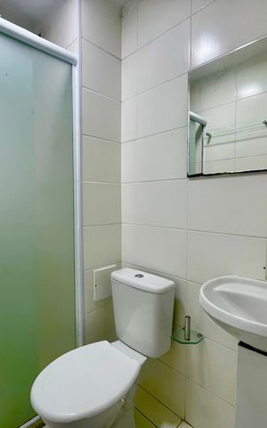Apartamento para alugar com 35m², 1 quarto e sem vaga Apartamento para alugar com 35m², 1 quarto e sem vagaBanheiro