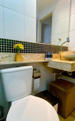Apartamento à venda com 59m², 2 quartos e 1 vaga Apartamento à venda com 59m², 2 quartos e 1 vagaBanheiro 2