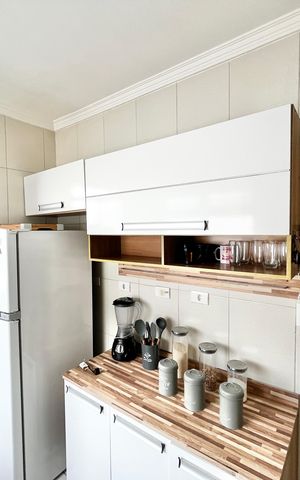 Apartamento à venda com 60m², 2 quartos e sem vaga Apartamento à venda com 60m², 2 quartos e sem vagaCozinha e Área de Serviço