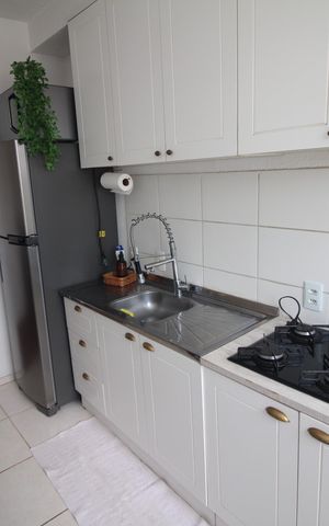 Apartamento à venda com 53m², 2 quartos e 1 vagaCozinha e Área de Serviço