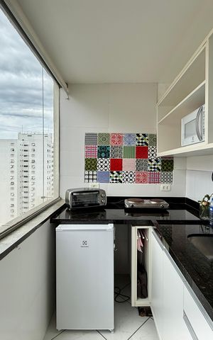 Apartamento à venda com 138m², 4 quartos e 1 vagaSacada Suíte 2
