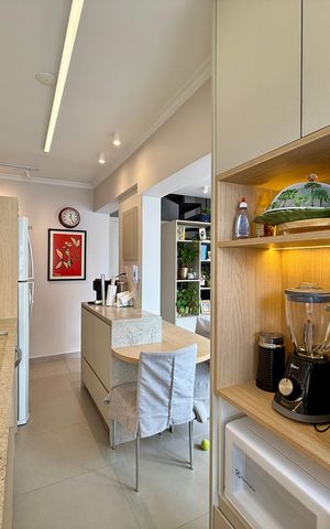 Apartamento à venda com 138m², 4 quartos e 1 vagaCozinha 
