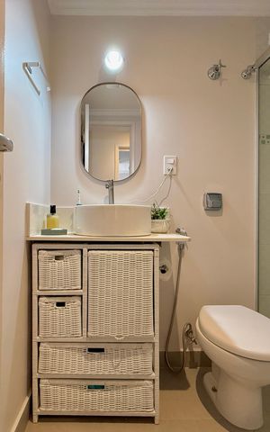 Apartamento à venda com 138m², 4 quartos e 1 vagaBanheiro Suíte 1
