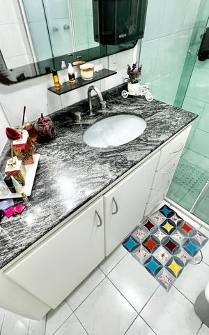 Apartamento à venda com 115m², 3 quartos e 2 vagas Apartamento à venda com 115m², 3 quartos e 2 vagasBanheiro