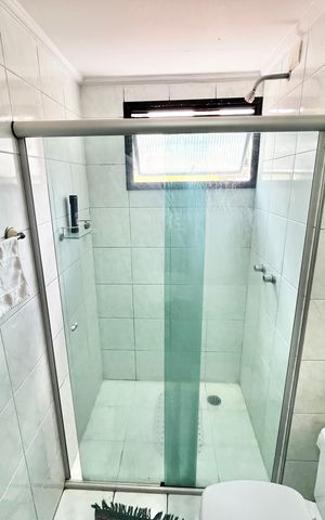 Apartamento à venda com 115m², 3 quartos e 2 vagas Apartamento à venda com 115m², 3 quartos e 2 vagasBanheiro da Suíte
