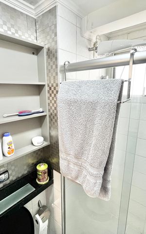 Apartamento à venda com 76m², 3 quartos e 1 vagaBanheiro da Suíte