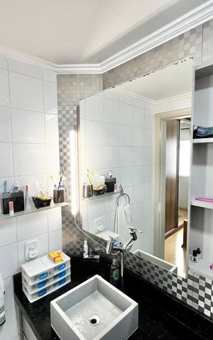 Apartamento à venda com 76m², 3 quartos e 1 vagaBanheiro da Suíte