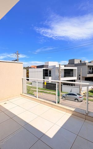 Casa de condomínio à venda com 193m², 3 quartos e 2 vagasSuíte - varanda