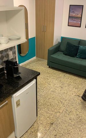 Studio à venda com 23m², 1 quarto e sem vaga Studio à venda com 23m², 1 quarto e sem vagaSala/Quarto