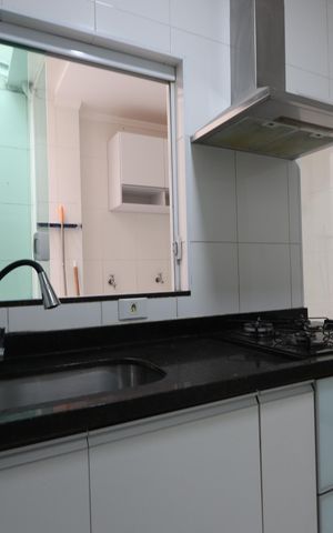 Casa de condomínio à venda com 69m², 2 quartos e 1 vagaCozinha
