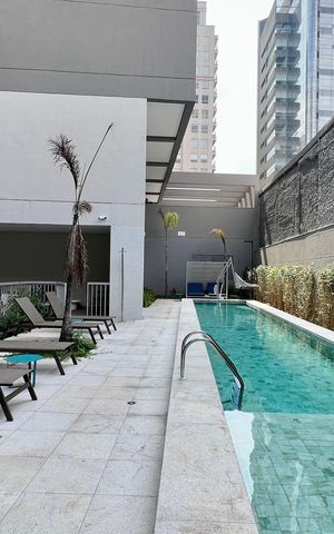 Studio à venda com 43m², 1 quarto e sem vaga Studio à venda com 43m², 1 quarto e sem vagaPiscina